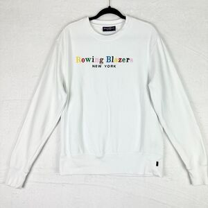 Rowing Blazers New York Spellout Embroidered Crewneck Sweatshirt Size Medium